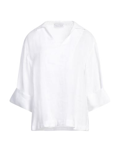 CARACTERE CARACTÈRE WOMAN TOP WHITE SIZE 12 LINEN 