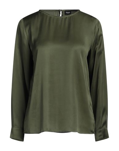 Emme By Marella Woman Top Military Green Size 8 Viscose In Green