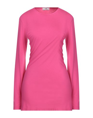 JIJIL JIJIL WOMAN T-SHIRT FUCHSIA SIZE 2 VISCOSE, ELASTANE 