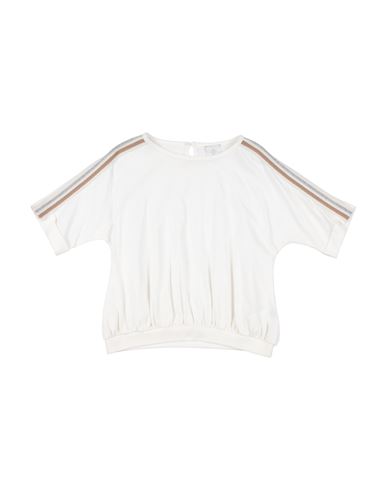 Eleventy Toddler Girl T-shirt Ivory Size 6 Cotton In White