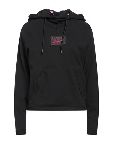 EMPORIO ARMANI EMPORIO ARMANI WOMAN SWEATSHIRT BLACK SIZE XS COTTON, ELASTANE 