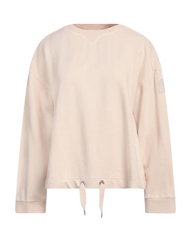 Shop Parajumpers Woman Sweatshirt Beige Size L Cotton, Viscose