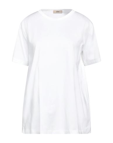 Herno Woman T-shirt White Size 12 Cotton In White
