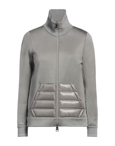 Herno Woman Sweatshirt Grey Size 8 Viscose, Cotton, Polyamide In Grey