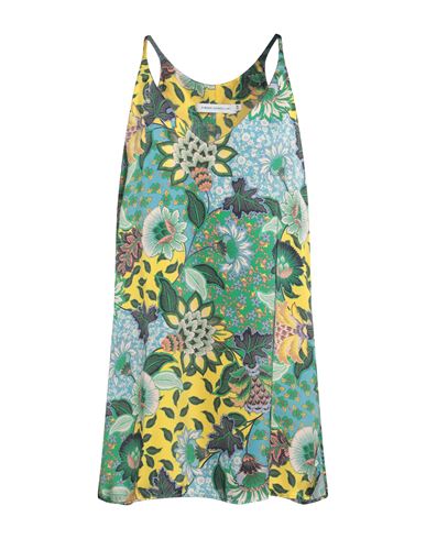 SIMONA CORSELLINI SIMONA CORSELLINI WOMAN TOP GREEN SIZE 10 POLYESTER 