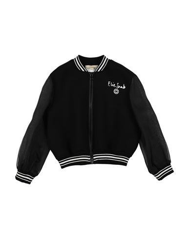 Elie Saab Toddler Boy Sweatshirt Black Size 6 Viscose, Elastane, Polyurethane, Silk In Black
