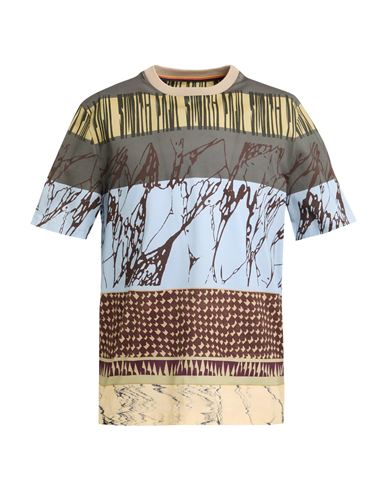 PAUL SMITH PAUL SMITH MAN T-SHIRT KHAKI SIZE L COTTON 
