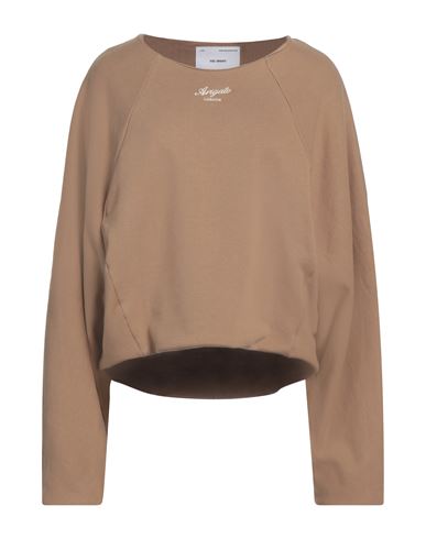 Axel Arigato Woman Sweatshirt Camel Size Xl Cotton In Beige