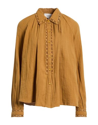 Ba&sh Ba & Sh Woman Shirt Mustard Size 2 Cotton In Multi