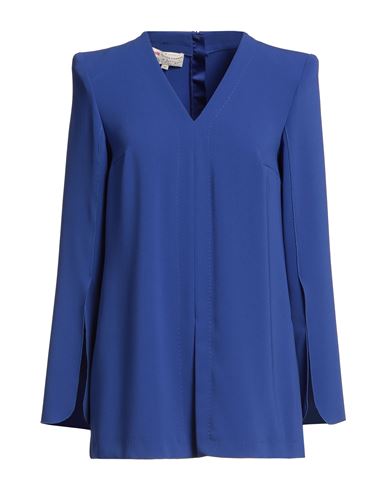 MAISON COMMON MAISON COMMON WOMAN TOP BRIGHT BLUE SIZE 4 TRIACETATE, POLYESTER 