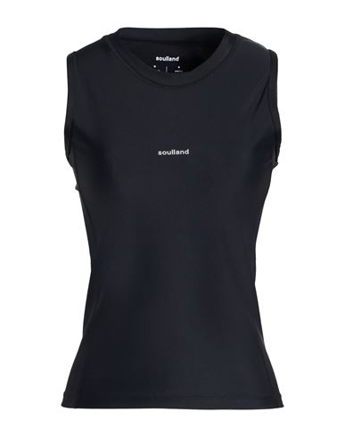 Soulland Woman Top Black Size Xs/s Recycled Polyamide, Elastane