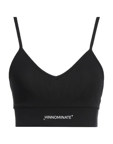 Hinnominate Woman Top Black Size S Cotton, Elastane In Black