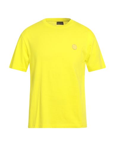 Save The Duck Man T-shirt Yellow Size S Organic Cotton In Yellow