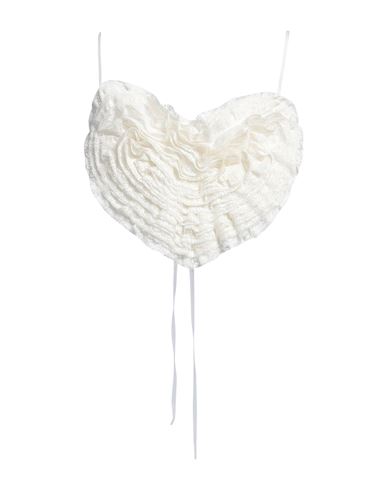Dsquared2 Woman Top White Size 2 Silk In White