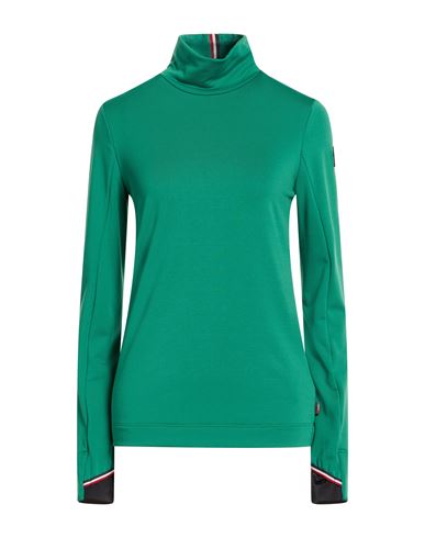 Moncler Grenoble Woman T-shirt Green Size L Polyester, Elastane In Green