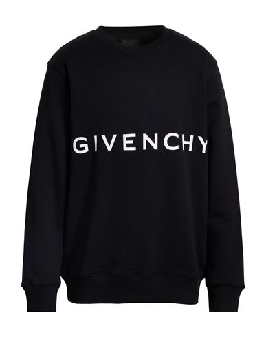 Givenchy Man Sweatshirt Black Size L Cotton In Black