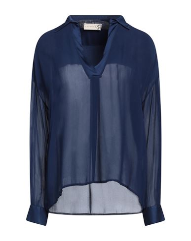 Haveone Woman Top Navy Size M Viscose In Navy