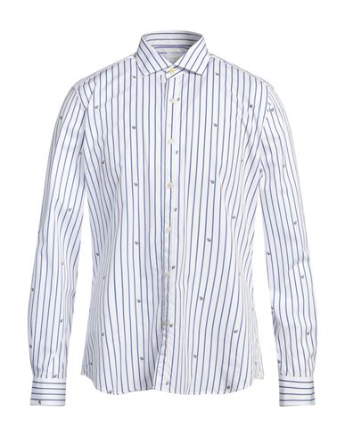 Shop Edizioni Limonaia Man Shirt White Size 17 Cotton, Elastane