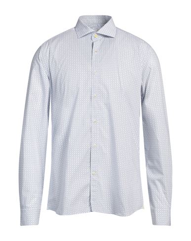 Shop Edizioni Limonaia Man Shirt Blue Size 17 Cotton