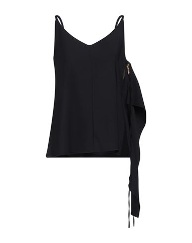 Seventy Venezia Woman Top Navy Size L Virgin Wool, Elastane In Navy