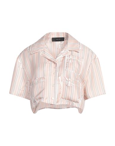 Amiri Woman Shirt Light Pink Size L Silk In Pink