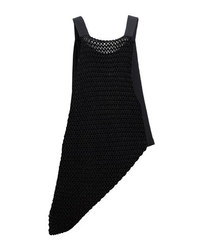 Shop Quira Woman Top Black Size S Cotton, Viscose, Polyamide