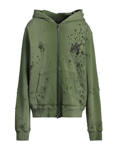AMIRI AMIRI MAN SWEATSHIRT GREEN SIZE XS COTTON