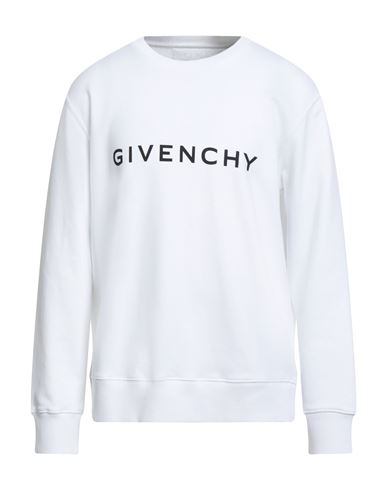 Givenchy Man Sweatshirt White Size Xl Cotton In Animal Print