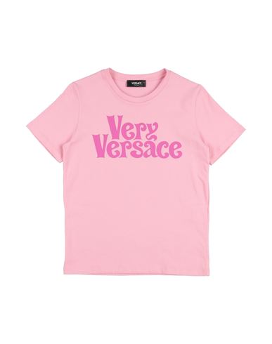 VERSACE YOUNG VERSACE YOUNG TODDLER GIRL T-SHIRT PINK SIZE 6 COTTON 