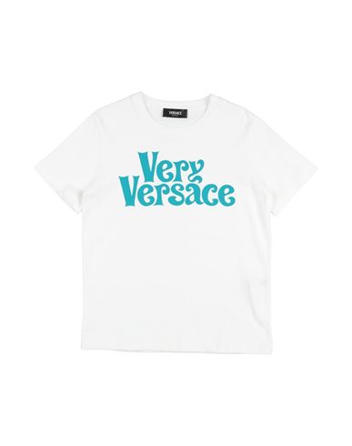 VERSACE YOUNG VERSACE YOUNG TODDLER GIRL T-SHIRT WHITE SIZE 4 COTTON 