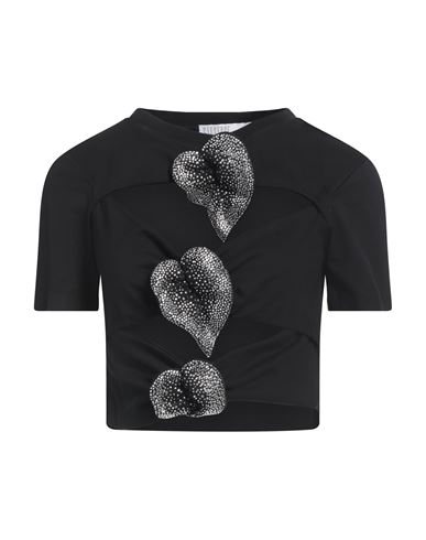 Giuseppe Di Morabito Woman T-shirt Black Size M Cotton