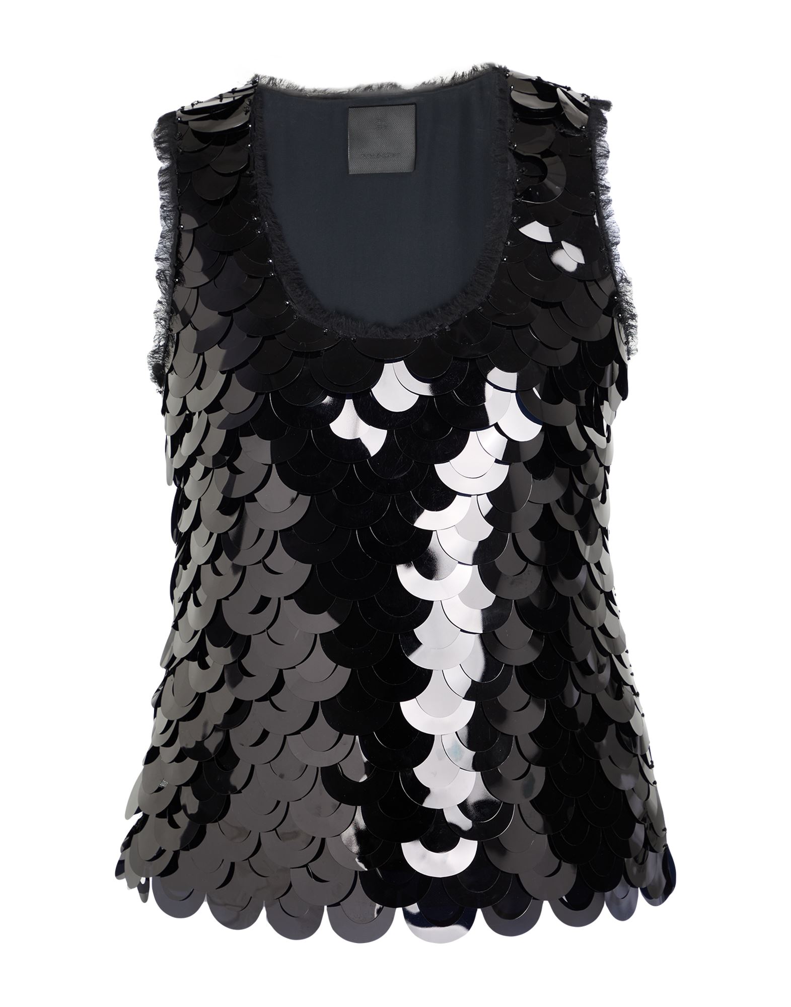 《セール開催中》GIVENCHY レディース トップス ブラック 34 ポリアクリル 100% / シルク