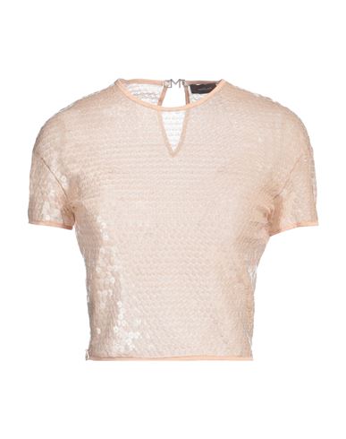 Mugler Woman Top Beige Size 6 Polyamide, Elastane In Beige