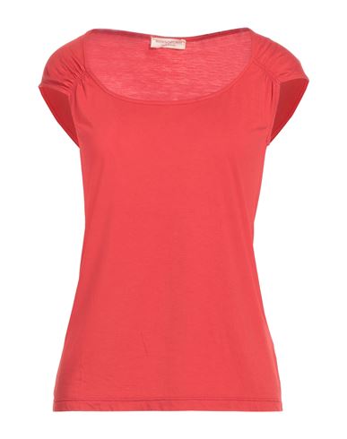 Rossopuro Woman T-shirt Red Size S Modal, Polyamide In Red