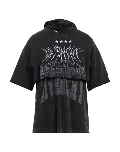 Givenchy Man T-shirt Charcoal Size Xl Cotton In Gray