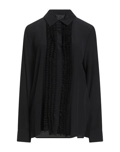 Givenchy Woman Shirt Black Size 10 Silk In Black