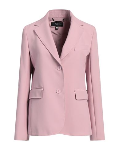 Weekend Max Mara Single-breasted Uva Blazer In Pink