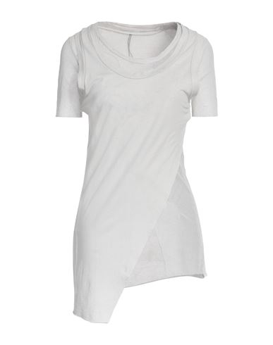 Masnada Woman T-shirt Light Grey Size 4 Cotton