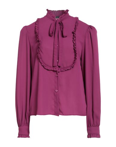 Cristinaeffe Woman Shirt Mauve Size S Polyester In Purple