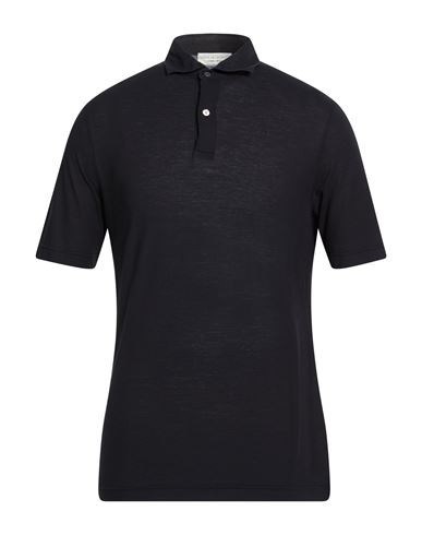 Filippo De Laurentiis Man Polo Shirt Midnight Blue Size 40 Cotton