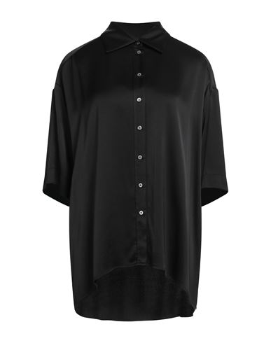 Ottod'ame Woman Shirt Black Size 4 Viscose