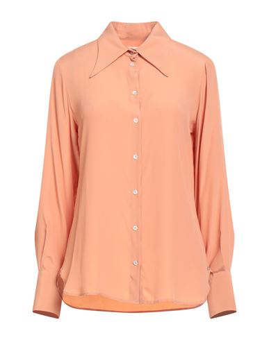 Ottod'ame Woman Shirt Salmon Pink Size 8 Acetate, Silk