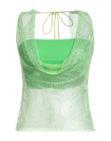 Giuseppe Di Morabito Woman Top Lime Green Size M/l Polyamide In Green