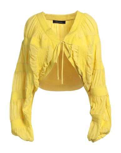 Emma & Gaia Woman Shrug Mustard Size 6 Viscose In Yellow