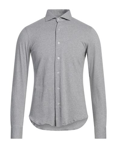 At.p.co At. P.co Man Shirt Light Grey Size 17 Cotton In Grey