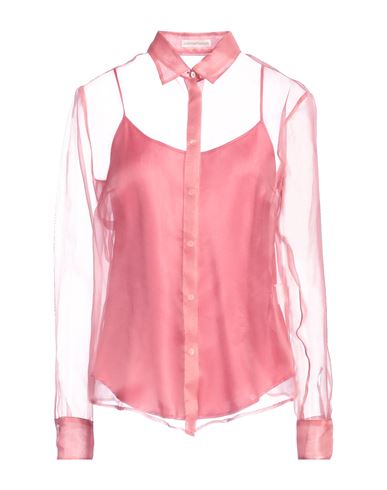 Camicettasnob Woman Shirt Antique Rose Size 12 Silk In Pink