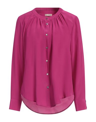 Camicettasnob Woman Shirt Magenta Size 6 Silk In Magenta