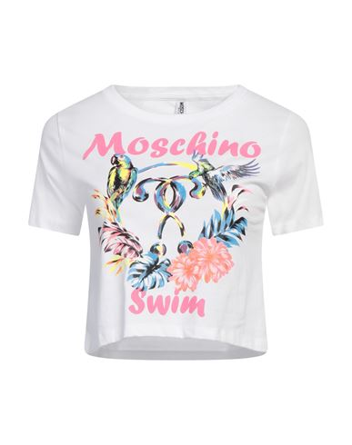 Moschino Swim Woman T-shirt White Size Xxs Cotton In White
