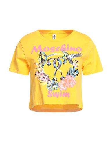 Moschino Swim Woman T-shirt Marigold Size S Cotton