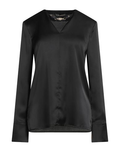 Alma Sanchez Woman Top Black Size 4 Polyester In Black